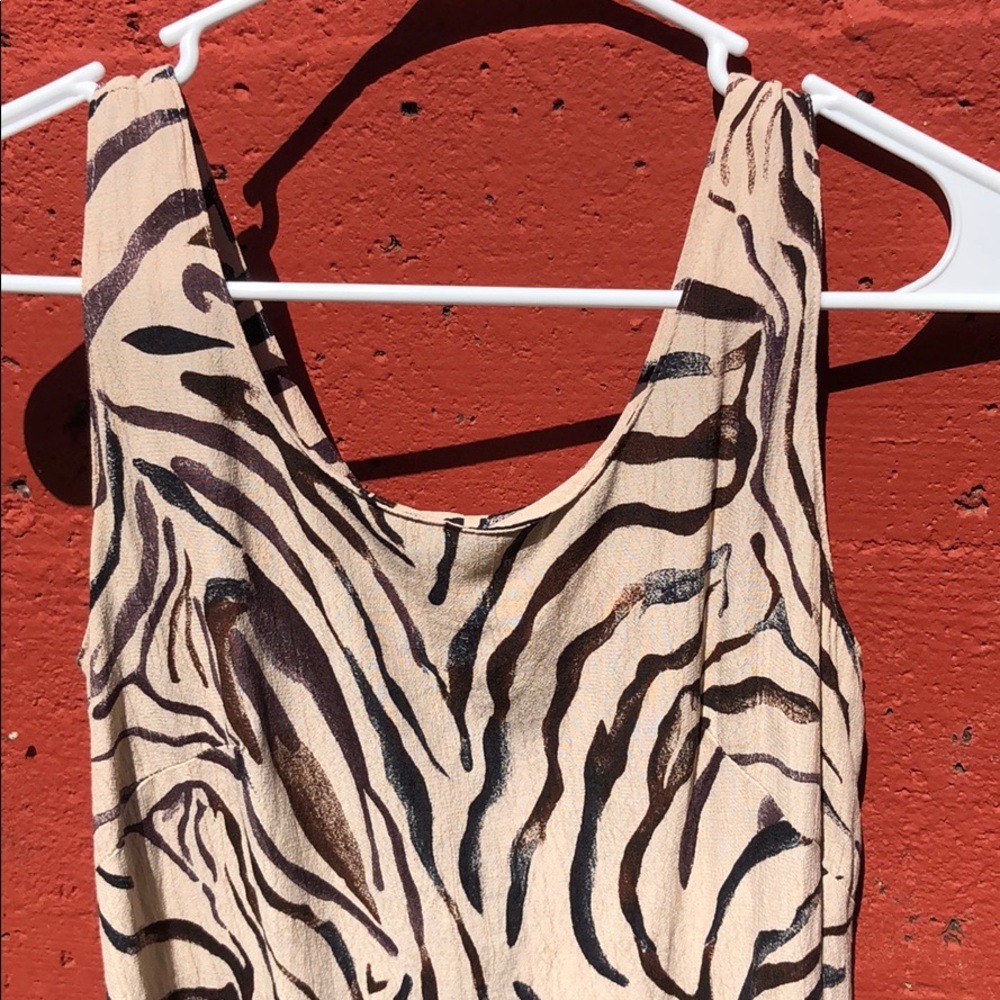 Painted Zebra Dress